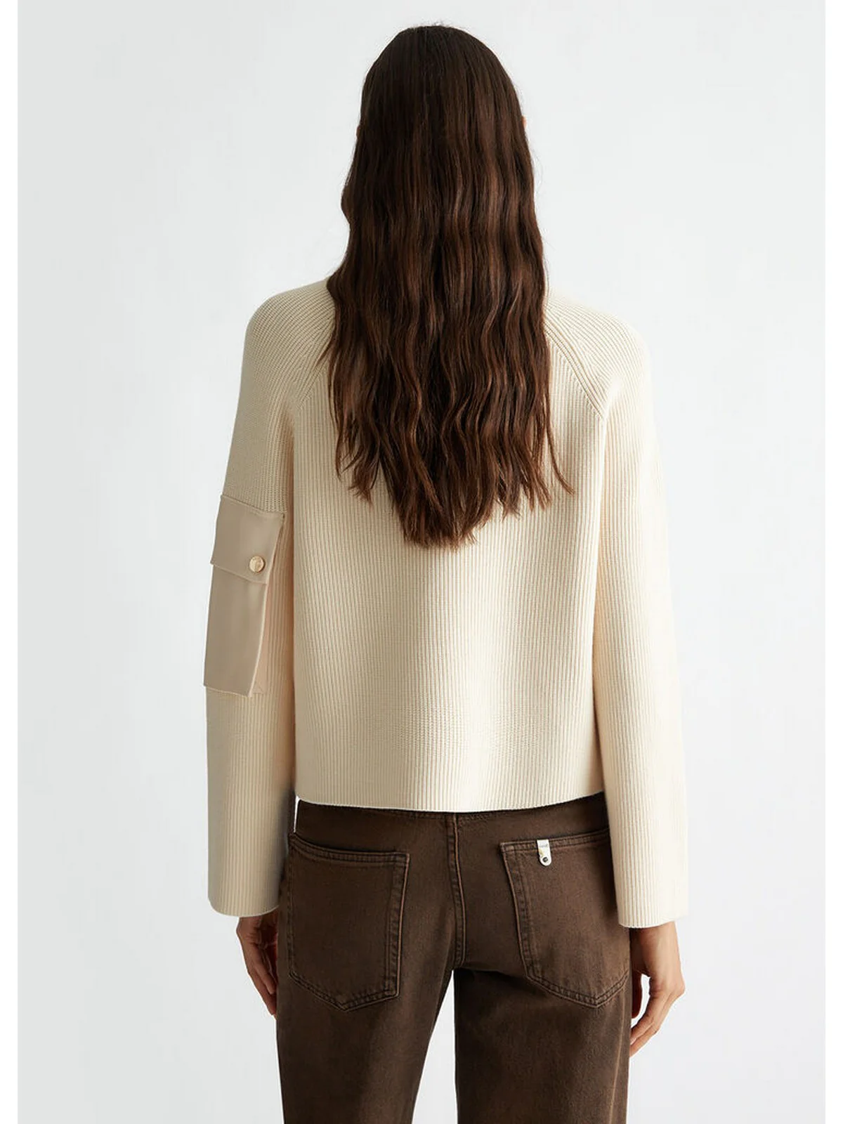 LIU JO WHITE Maglione Donna  WF4475MS99E 20304 Beige - Image 6