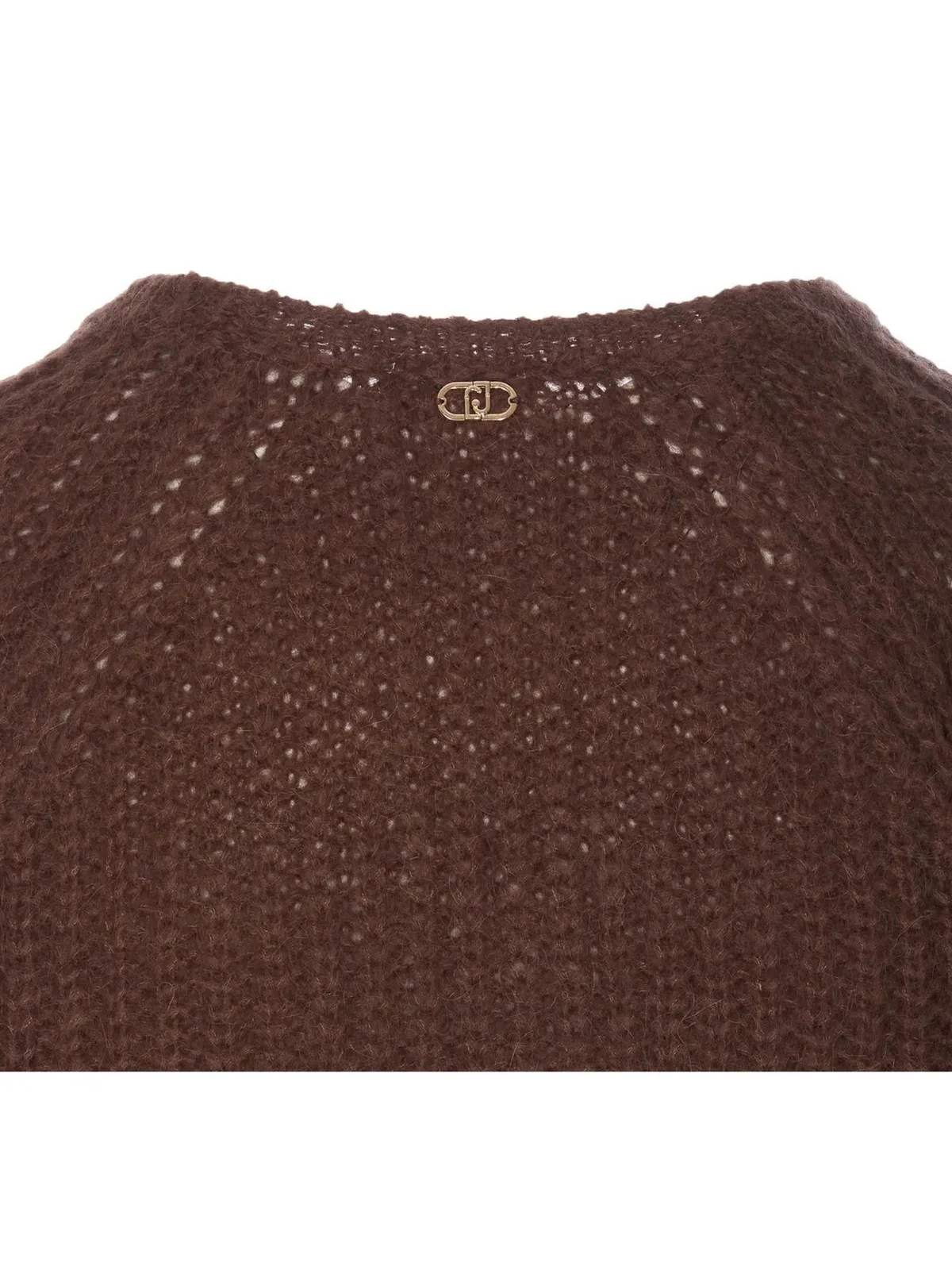 LIU JO WHITE Maglione Donna  WF4527MAG71 91218 Marrone - Image 3