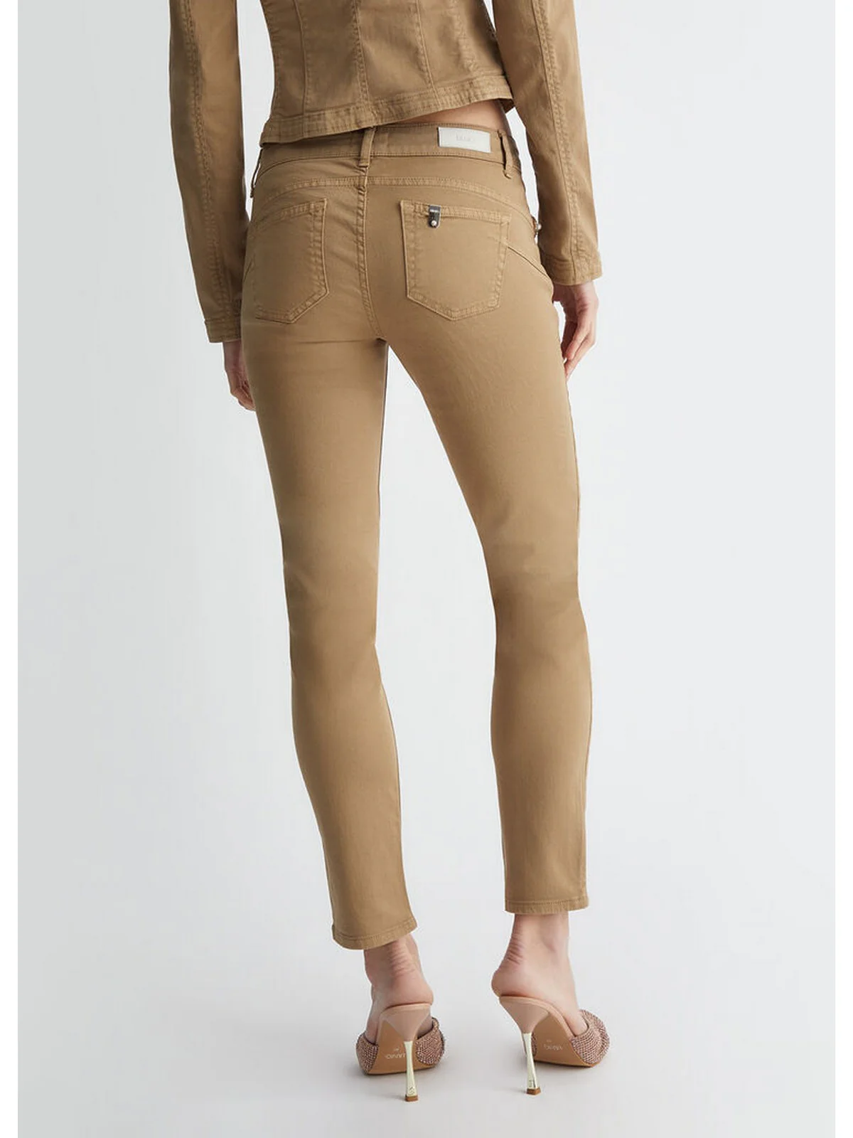 LIU JO WHITE Pantalone Donna  MA4277T3489 71022 Beige - Image 5