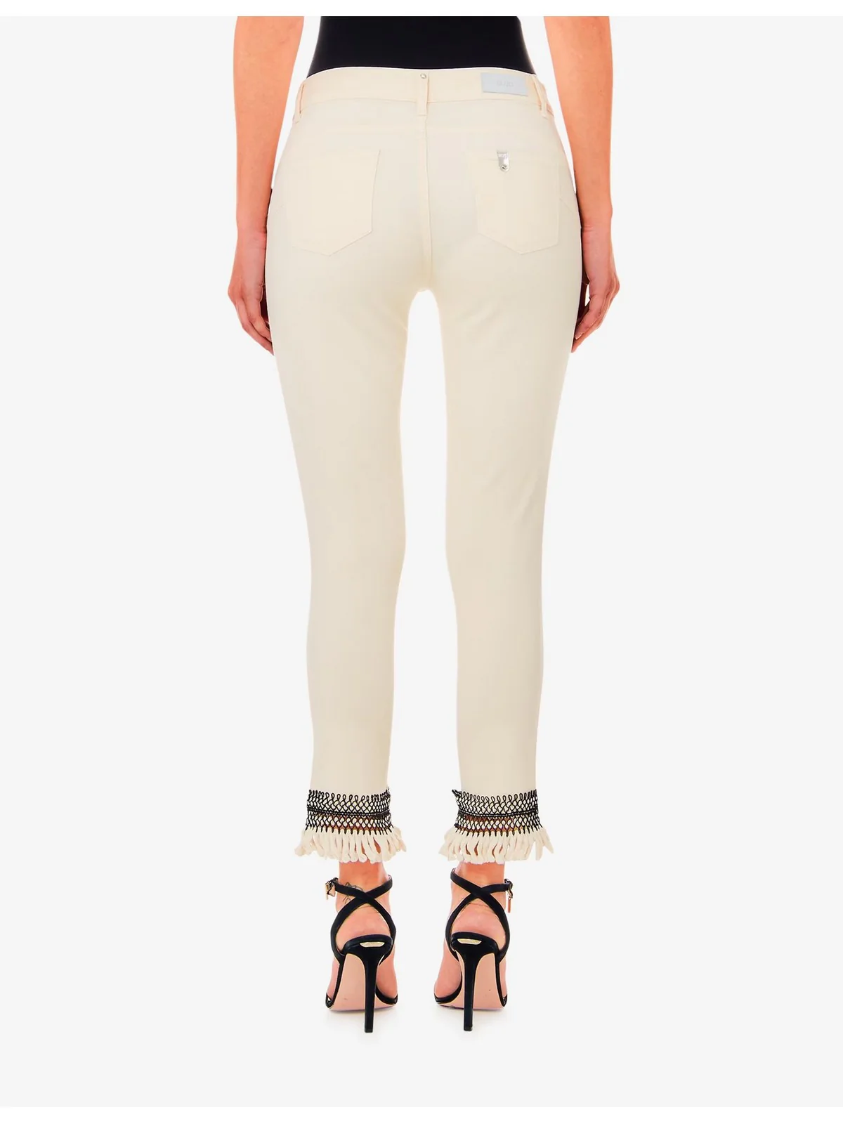 LIU JO WHITE Pantalone Donna  MA4277T4033 N9356 Beige - Image 3