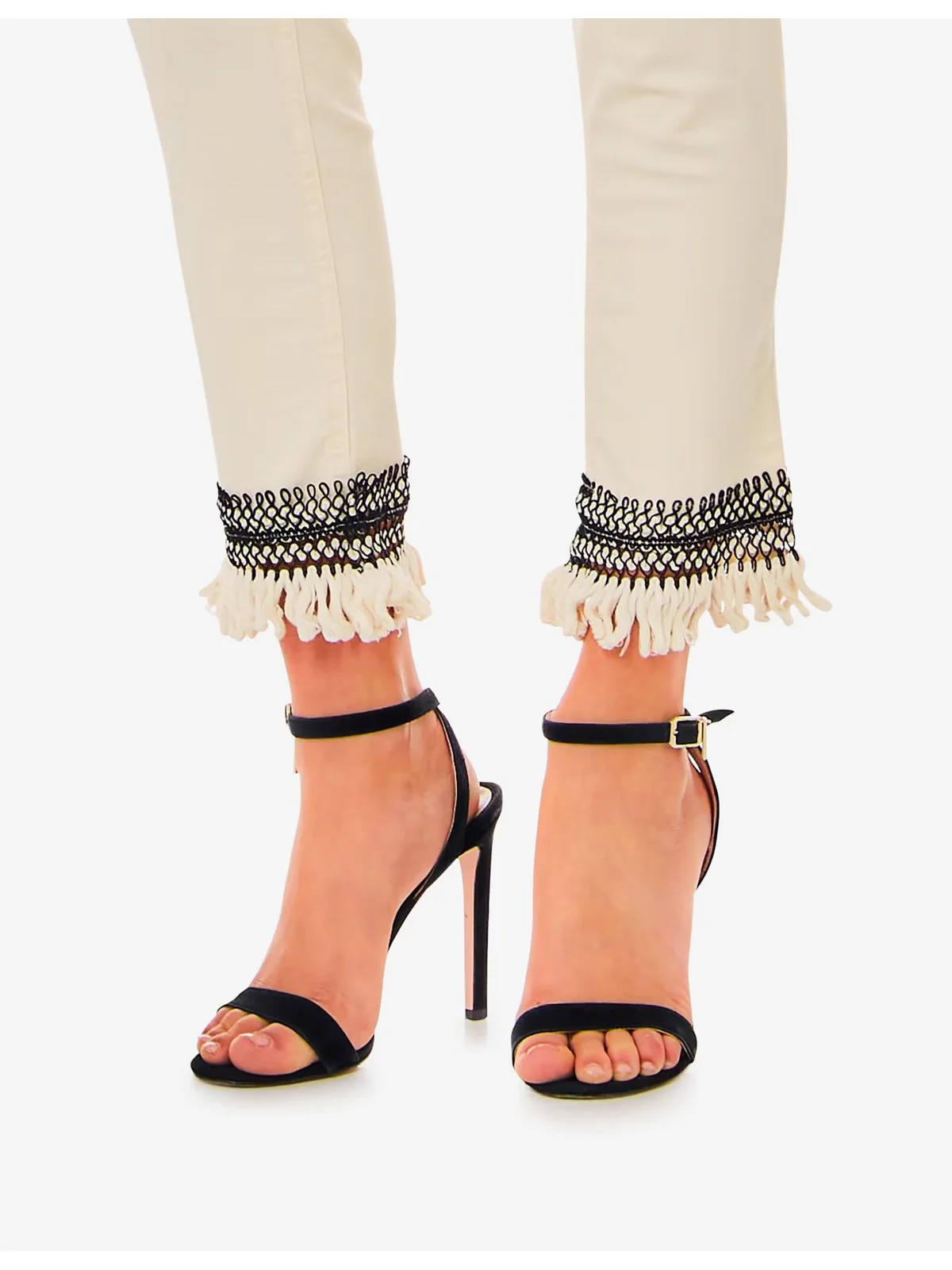 LIU JO WHITE Pantalone Donna  MA4277T4033 N9356 Beige - Image 4