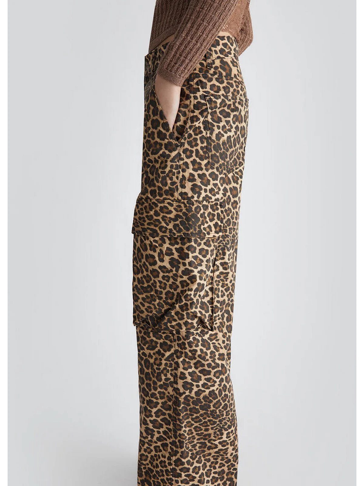 LIU JO WHITE Pantalone Donna  MA4282T3844 N9216 Marrone - Image 2