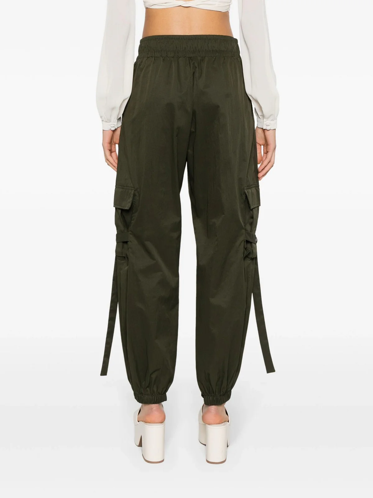 LIU JO WHITE Pantalone Donna  MA4285T4433 X0542 Verde - Image 4