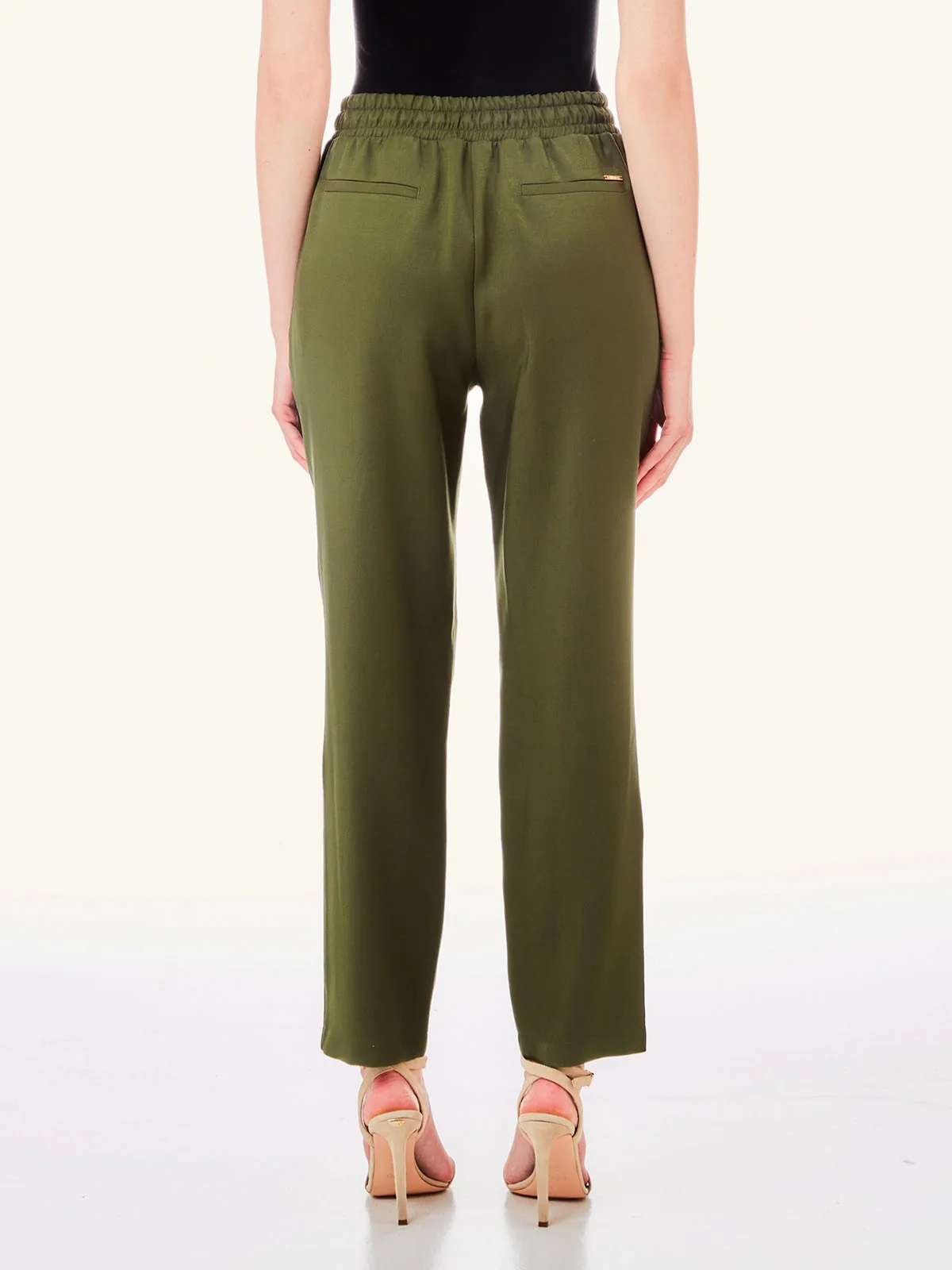 LIU JO WHITE Pantalone Donna  MA4353T3406 X0542 Verde - Image 2