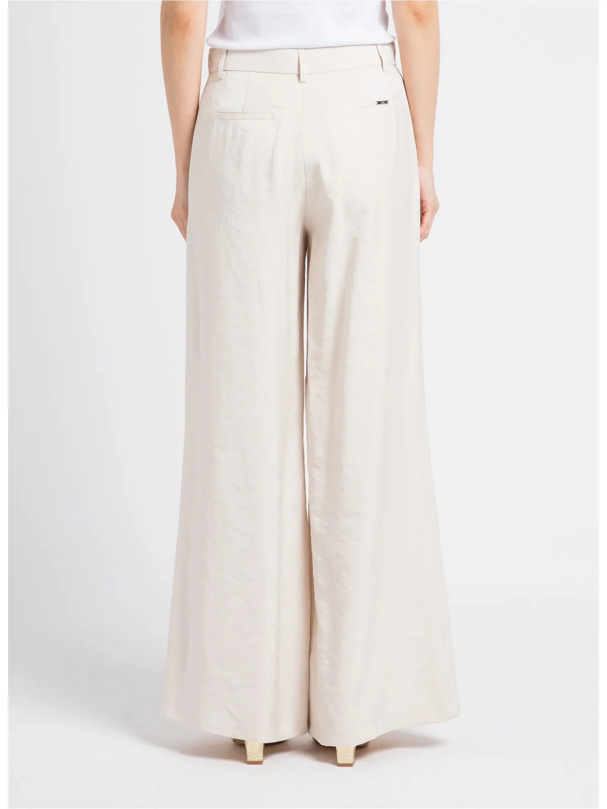 LIU JO WHITE Pantalone Donna  MA4354T3406 20304 Beige - Image 3