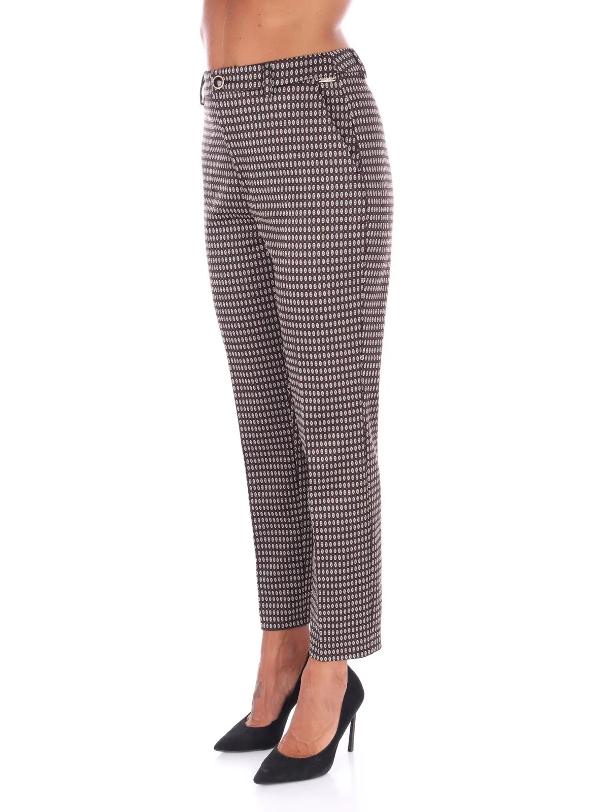 LIU JO WHITE Pantalone Donna  MF3118J4050 Q9589 Nero - Image 4