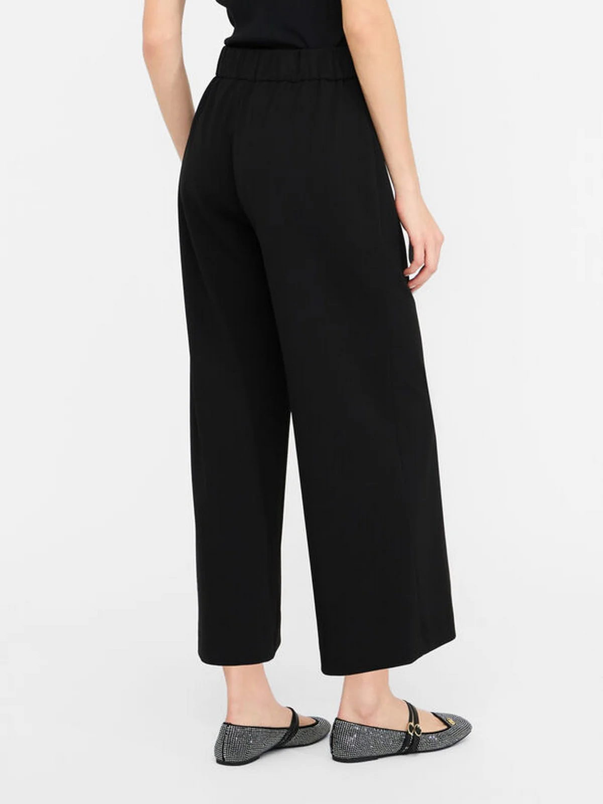 LIU JO WHITE Pantalone Donna  MF5260J1930 22222 Nero - Image 3