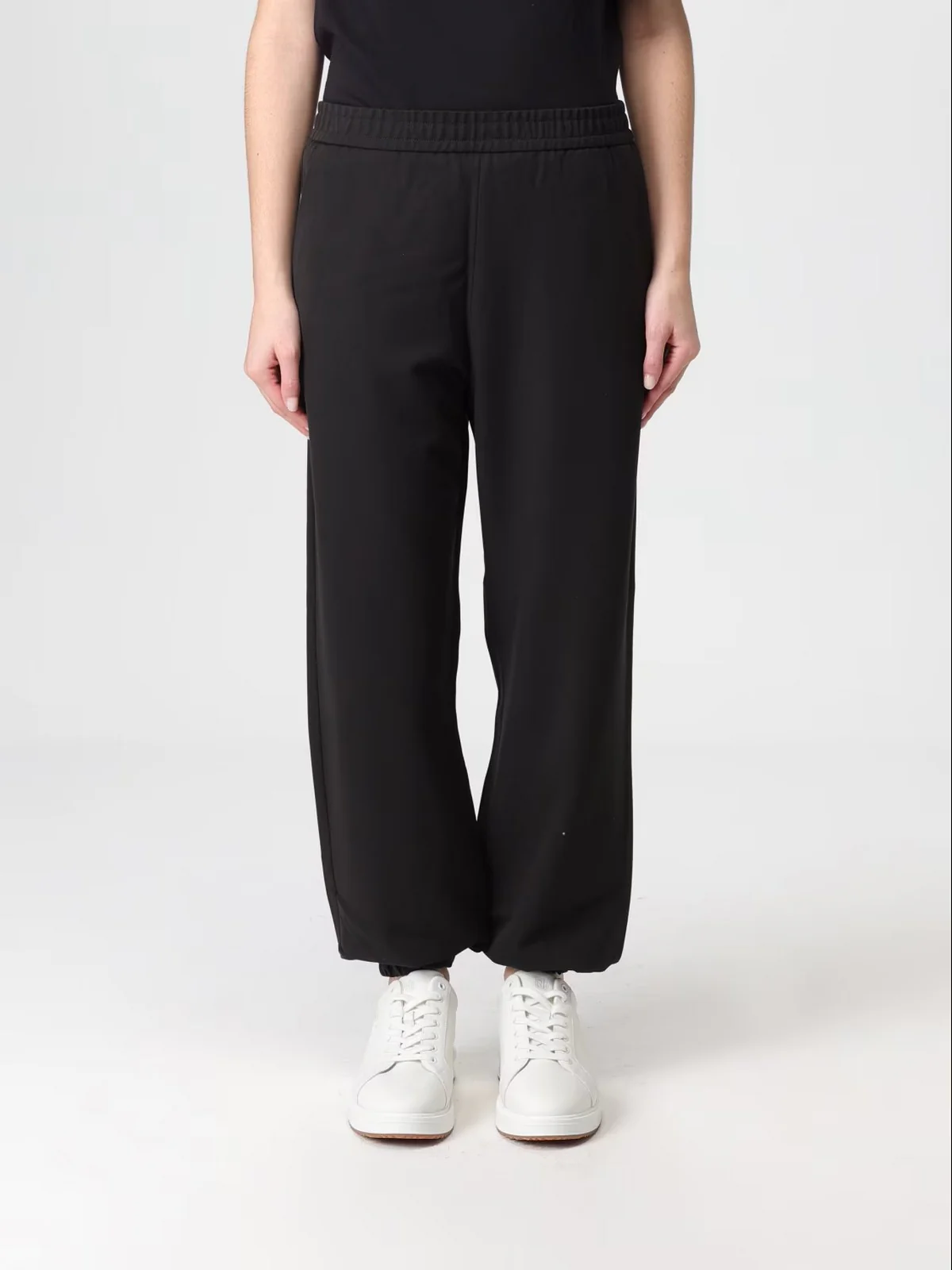 LIU JO WHITE Pantalone Donna  MF5270TS224 22222 Nero - Image 4