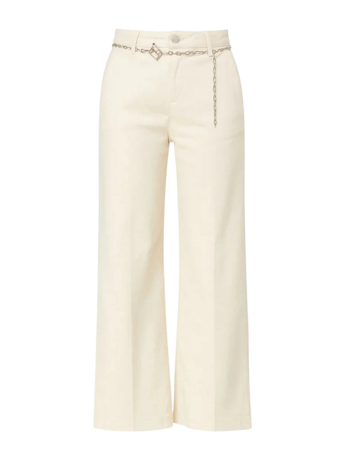 LIU JO WHITE Pantalone Donna MF5406T8191 20304 NATURALE