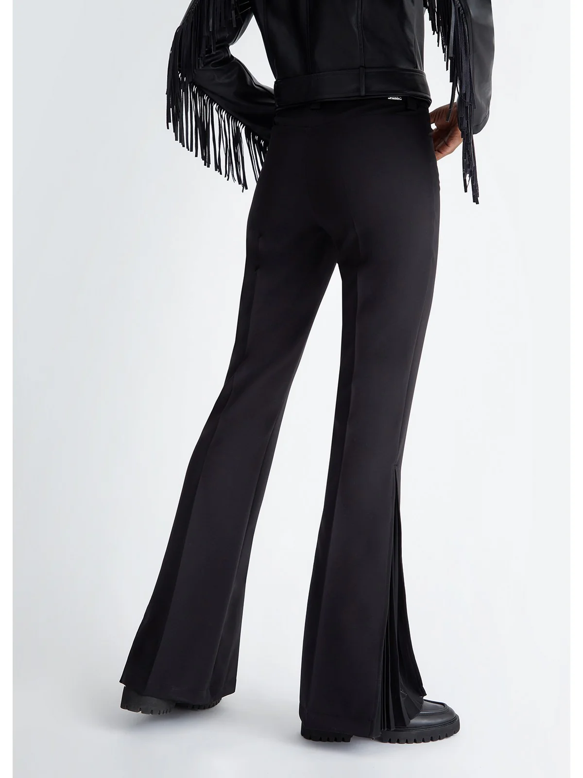 LIU JO WHITE Pantalone Donna  WA4068T7896 22222 Nero - Image 3