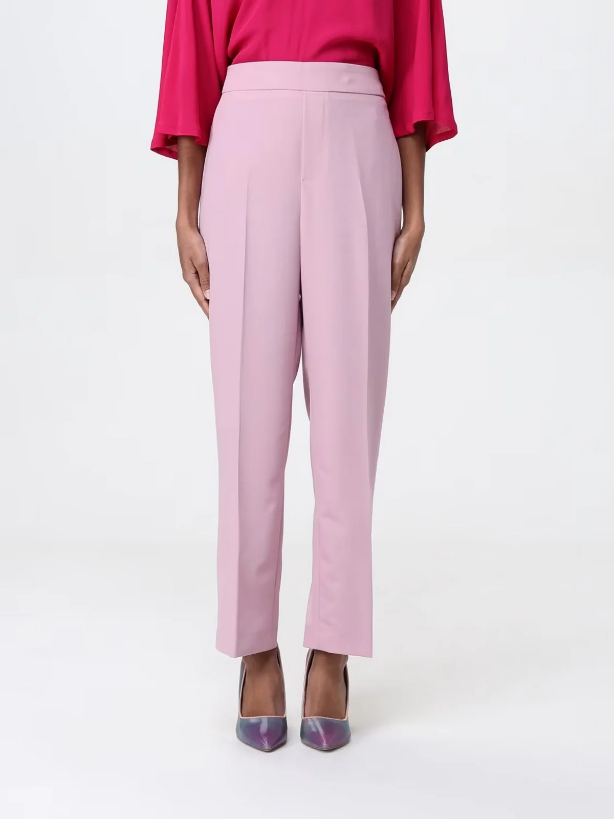 LIU JO WHITE Pantalone Donna  WA5287T1811 51906 ROSE - Image 2