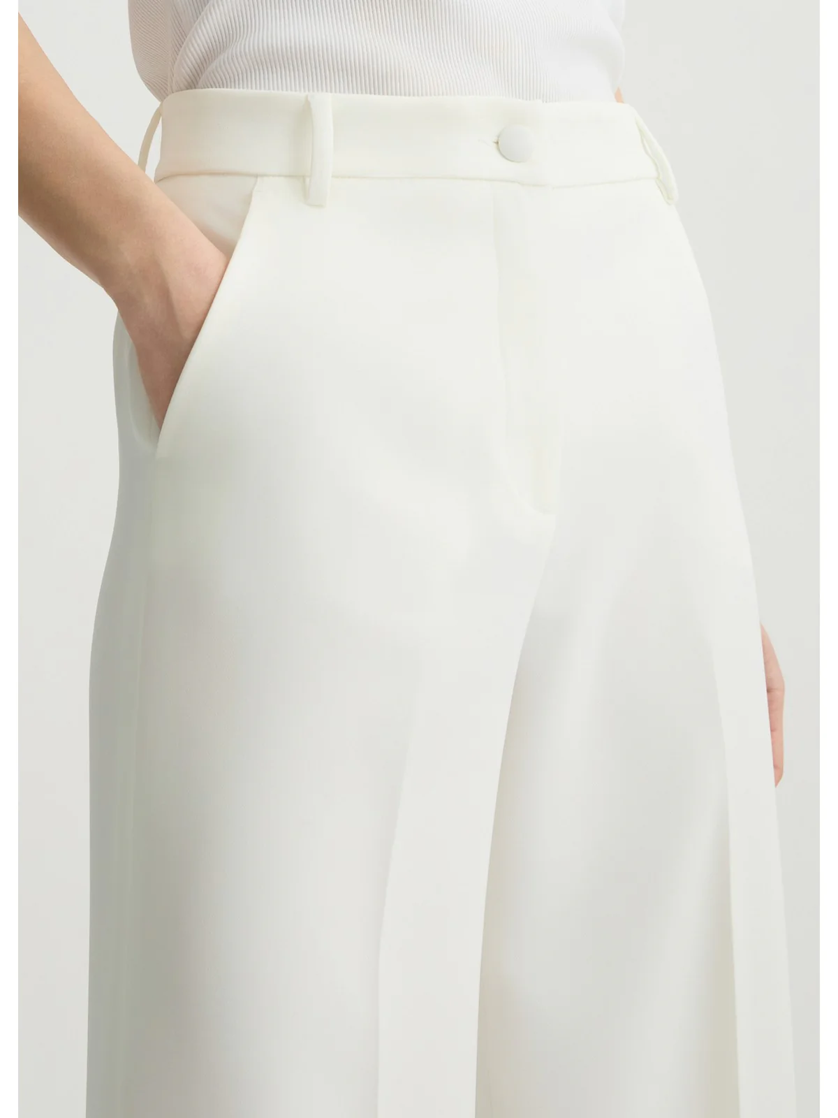 LIU JO WHITE Pantalone Donna  WA5369TS896 10701 Bianco - Image 2