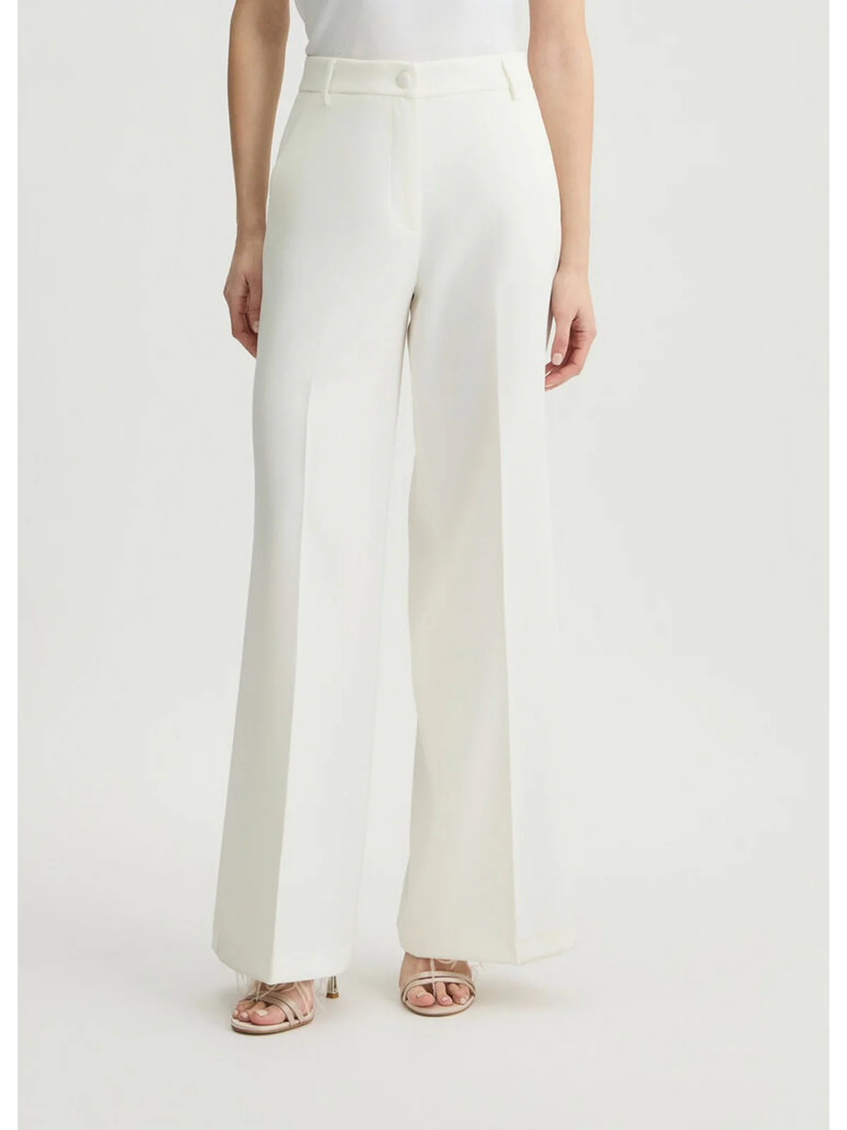 LIU JO WHITE Pantalone Donna  WA5369TS896 10701 Bianco - Image 3