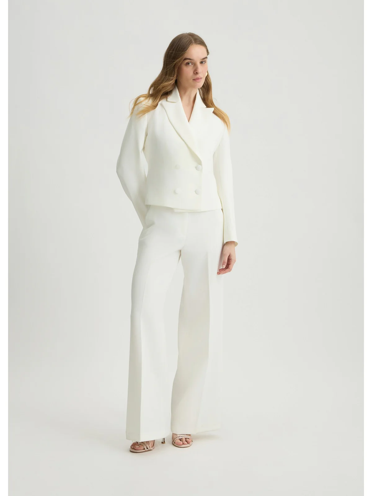 LIU JO WHITE Pantalone Donna  WA5369TS896 10701 Bianco - Image 4