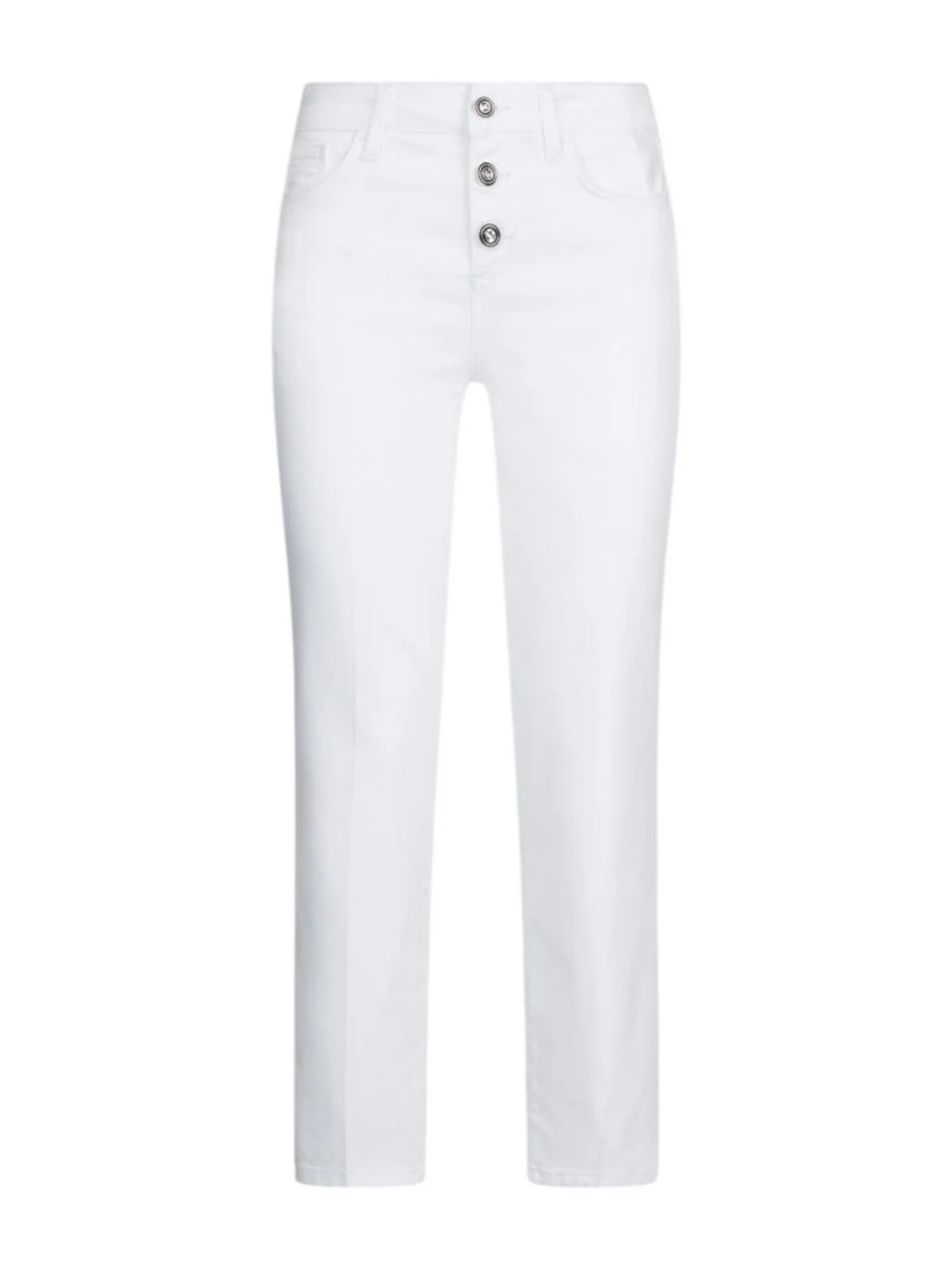 LIU JO WHITE Pantalone Donna WA5416T7144 11111 Bianco
