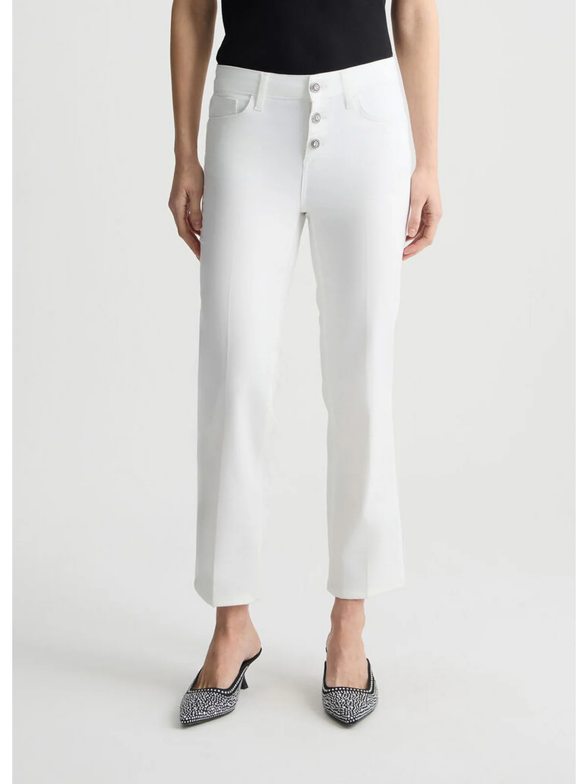 LIU JO WHITE Pantalone Donna WA5416T7144 11111 Bianco - Image 2