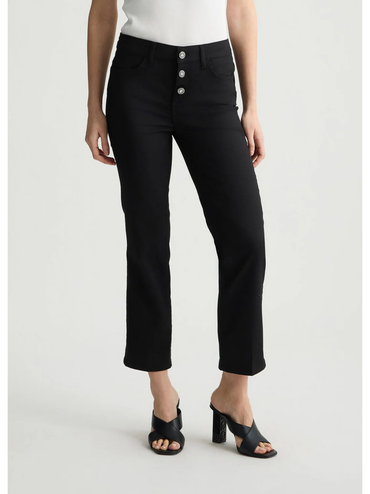 LIU JO WHITE Pantalone Donna WA5416T7144 22222 Nero - Image 5