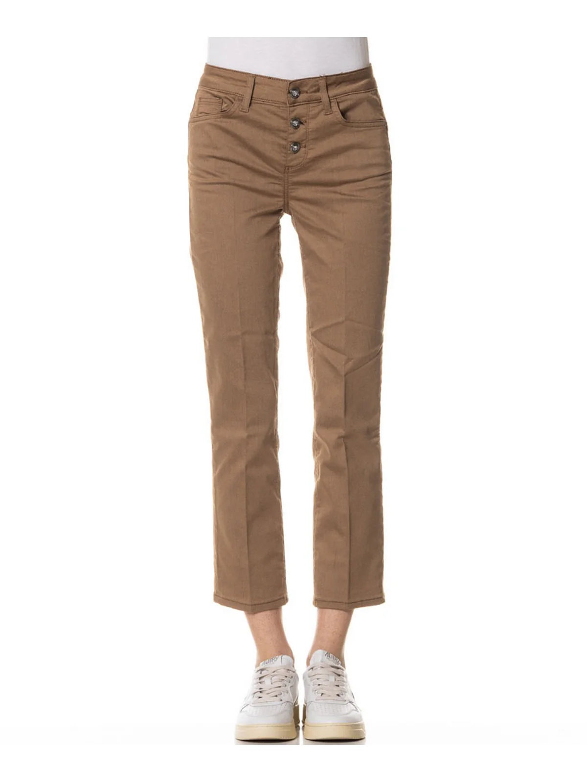 LIU JO WHITE Pantalone Donna  WA5416T7144 71320 SAHARA - Image 4