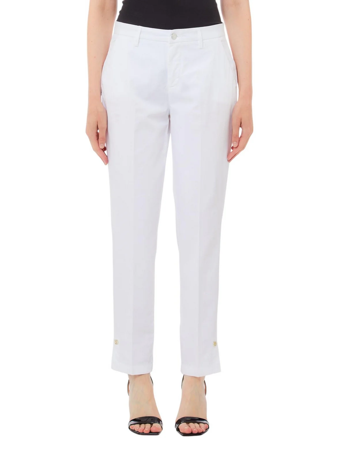 LIU JO WHITE Pantalone Donna WA5449T4810 11111 BIANCO OTTICO - Image 2