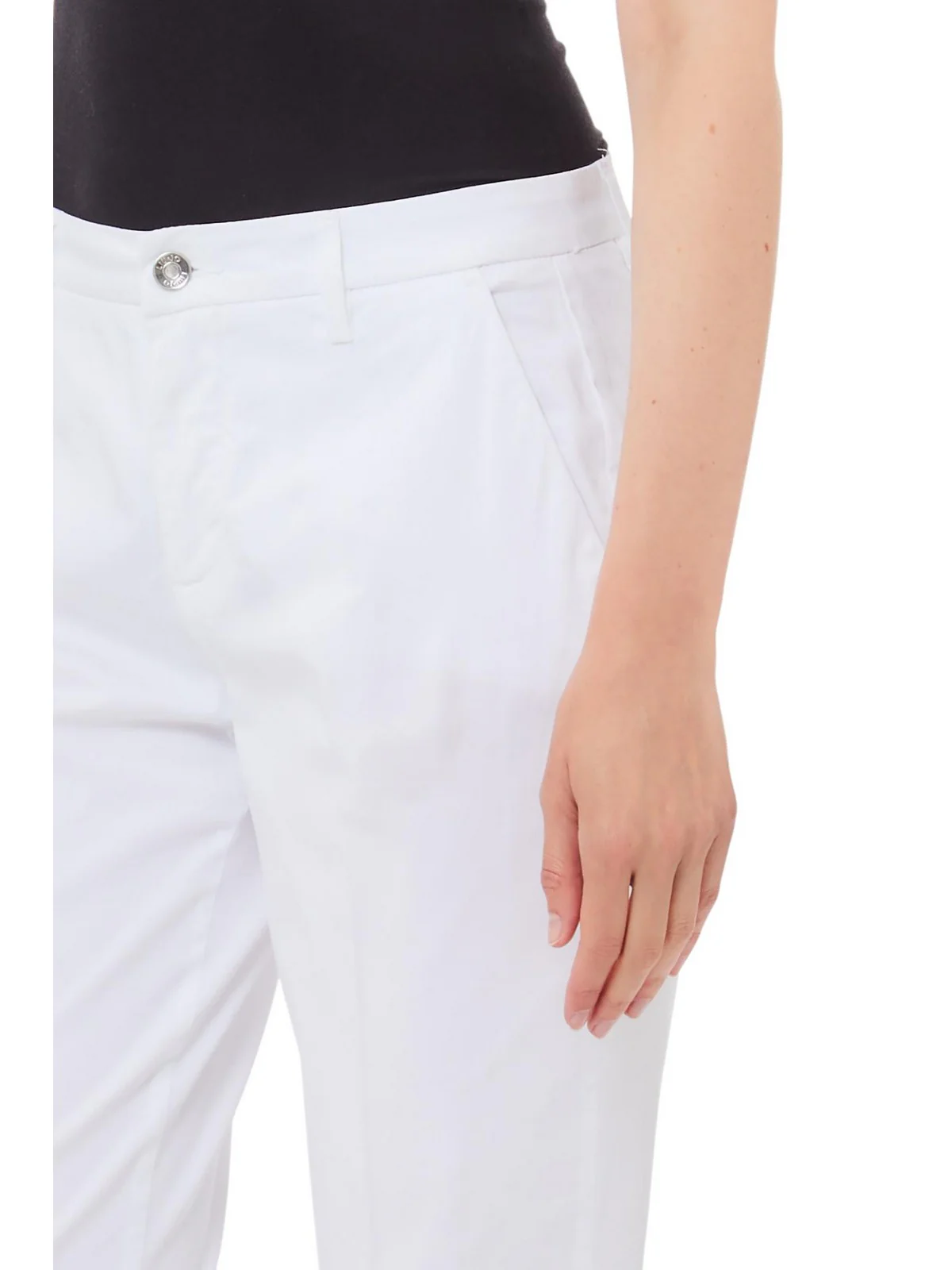 LIU JO WHITE Pantalone Donna WA5449T4810 11111 BIANCO OTTICO - Image 3