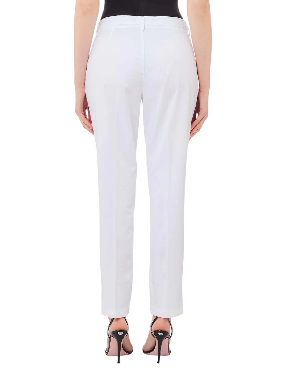 LIU JO WHITE Pantalone Donna WA5449T4810 11111 BIANCO OTTICO - Image 4