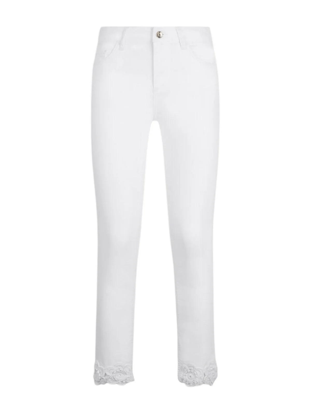 LIU JO WHITE Pantalone Donna  WA5457T4033 M9603 Bianco - Image 6