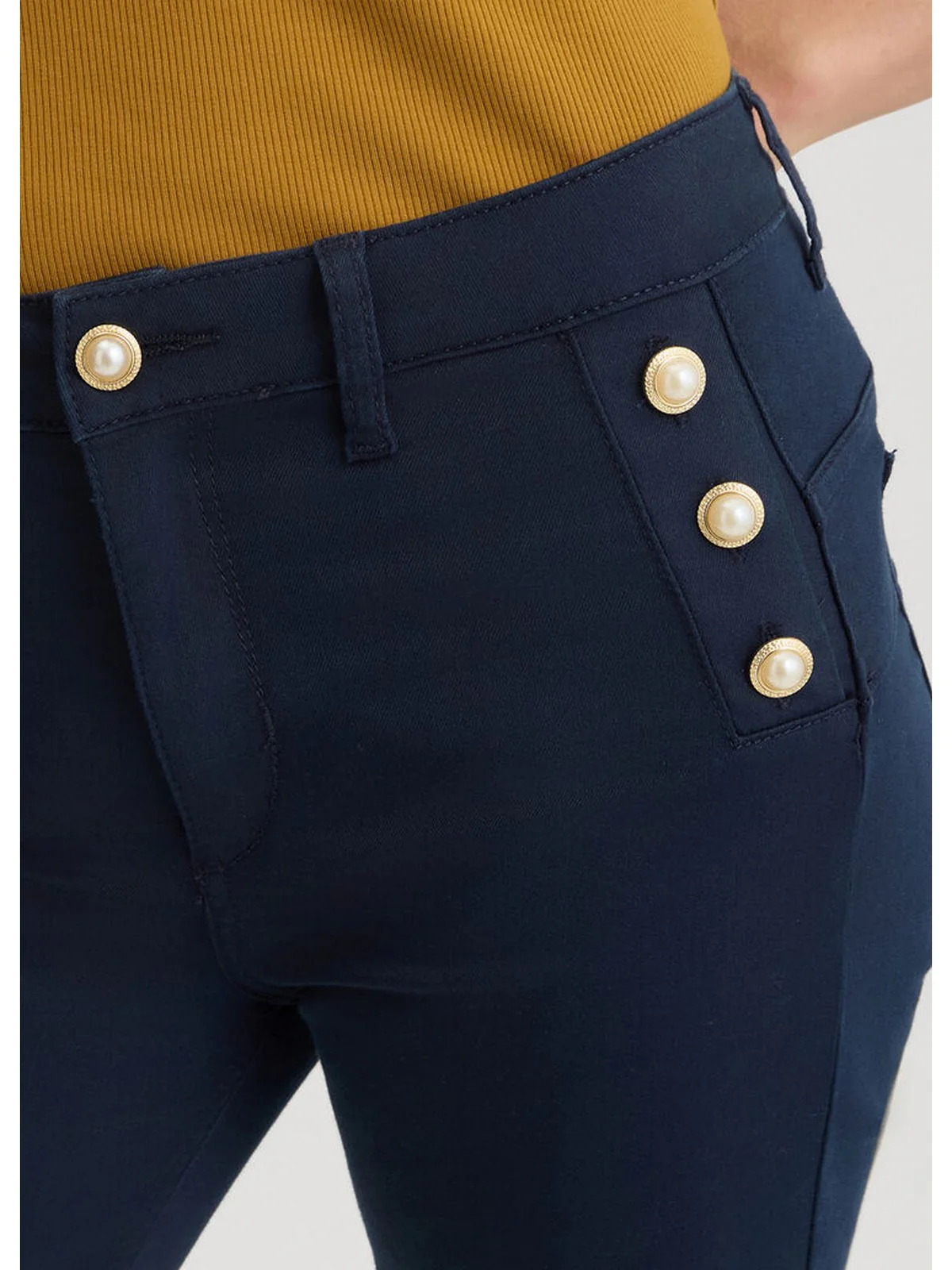 LIU JO WHITE Pantalone Donna  WA5459T4033 93921 Blu - Image 2