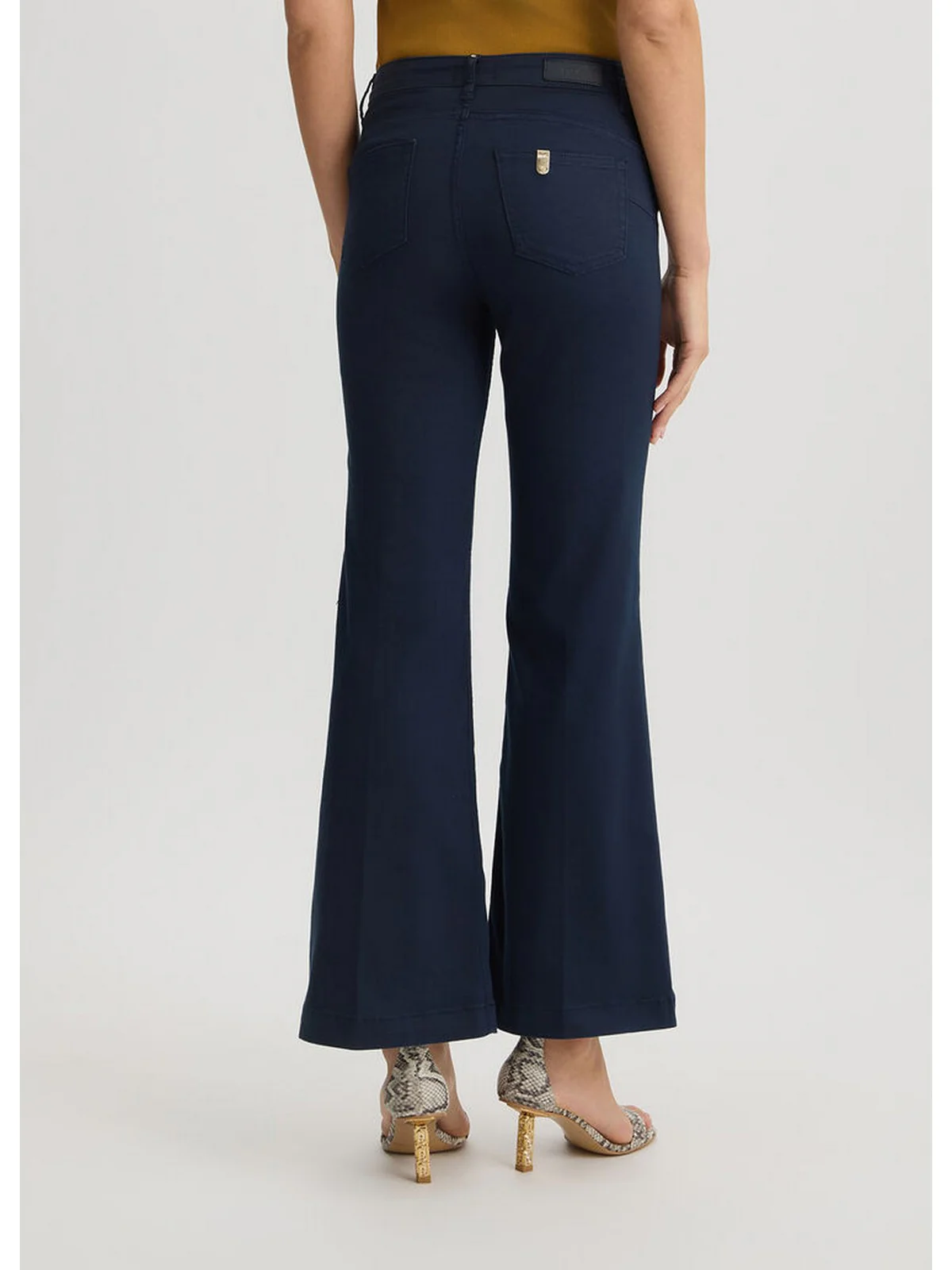 LIU JO WHITE Pantalone Donna  WA5459T4033 93921 Blu - Image 4