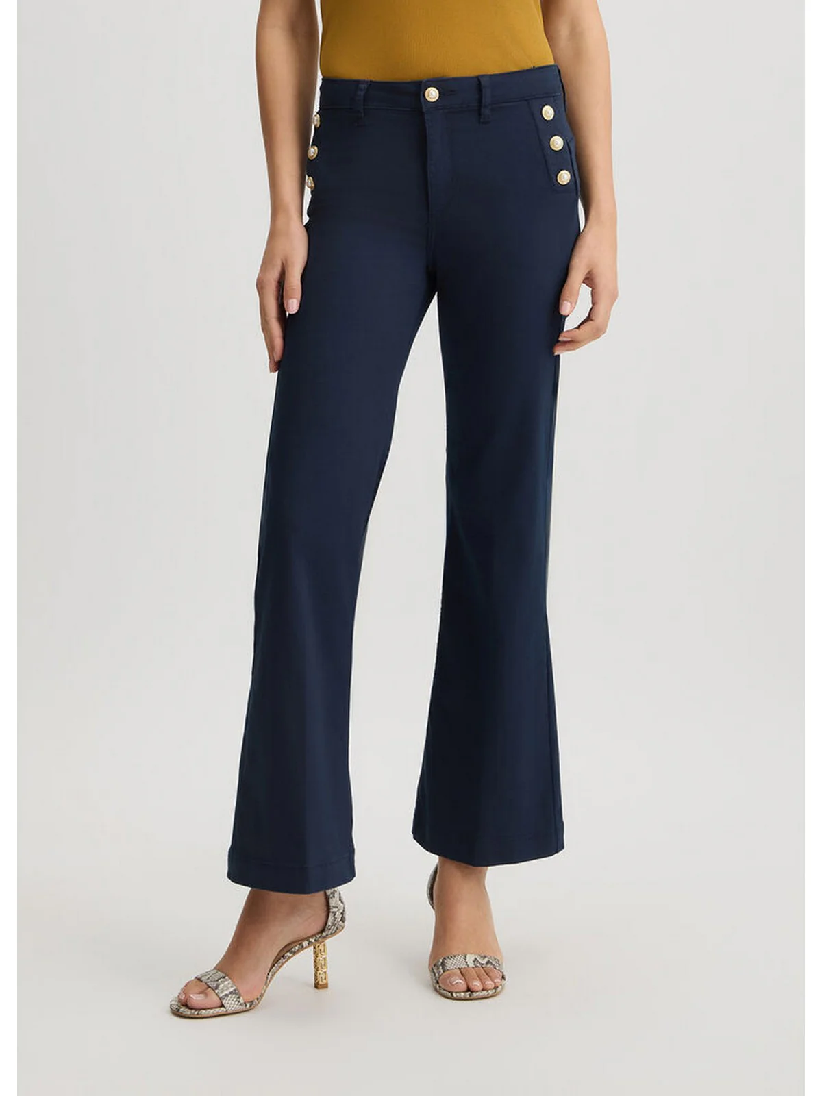 LIU JO WHITE Pantalone Donna  WA5459T4033 93921 Blu - Image 5