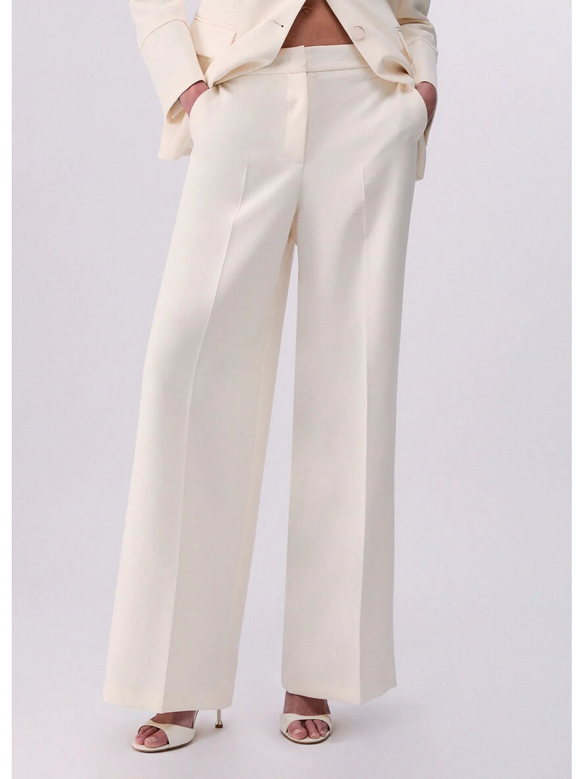 LIU JO WHITE Pantalone Donna  WA6099TS896 X0760 light panna - Image 3