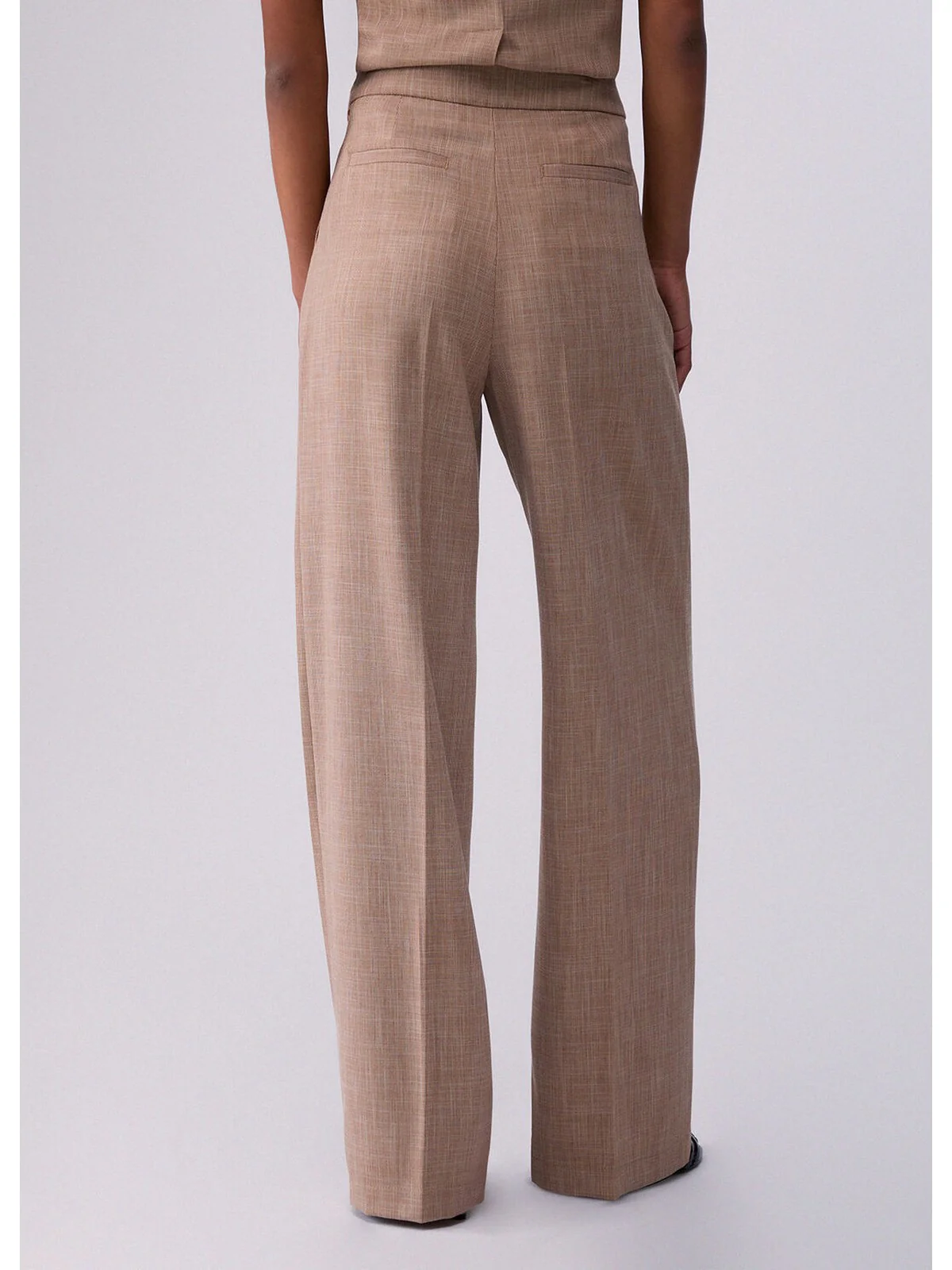 LIU JO WHITE Pantalone Donna  WA6167T332A 02153 Biscotto mel. - Image 3