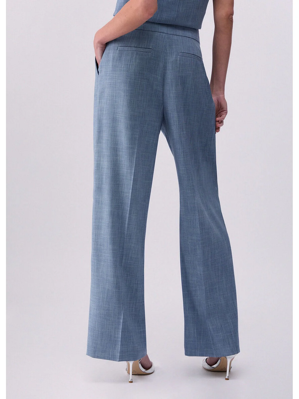 LIU JO WHITE Pantalone Donna WA6167T332A X0761 Nt.blu effect denim - Image 3