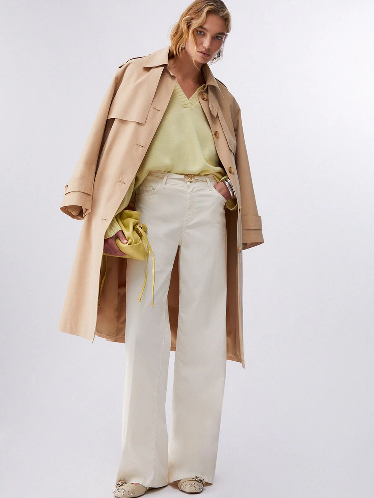 LIU JO WHITE Pantalone Donna  WA6274T9257 X0760 light panna - Image 2