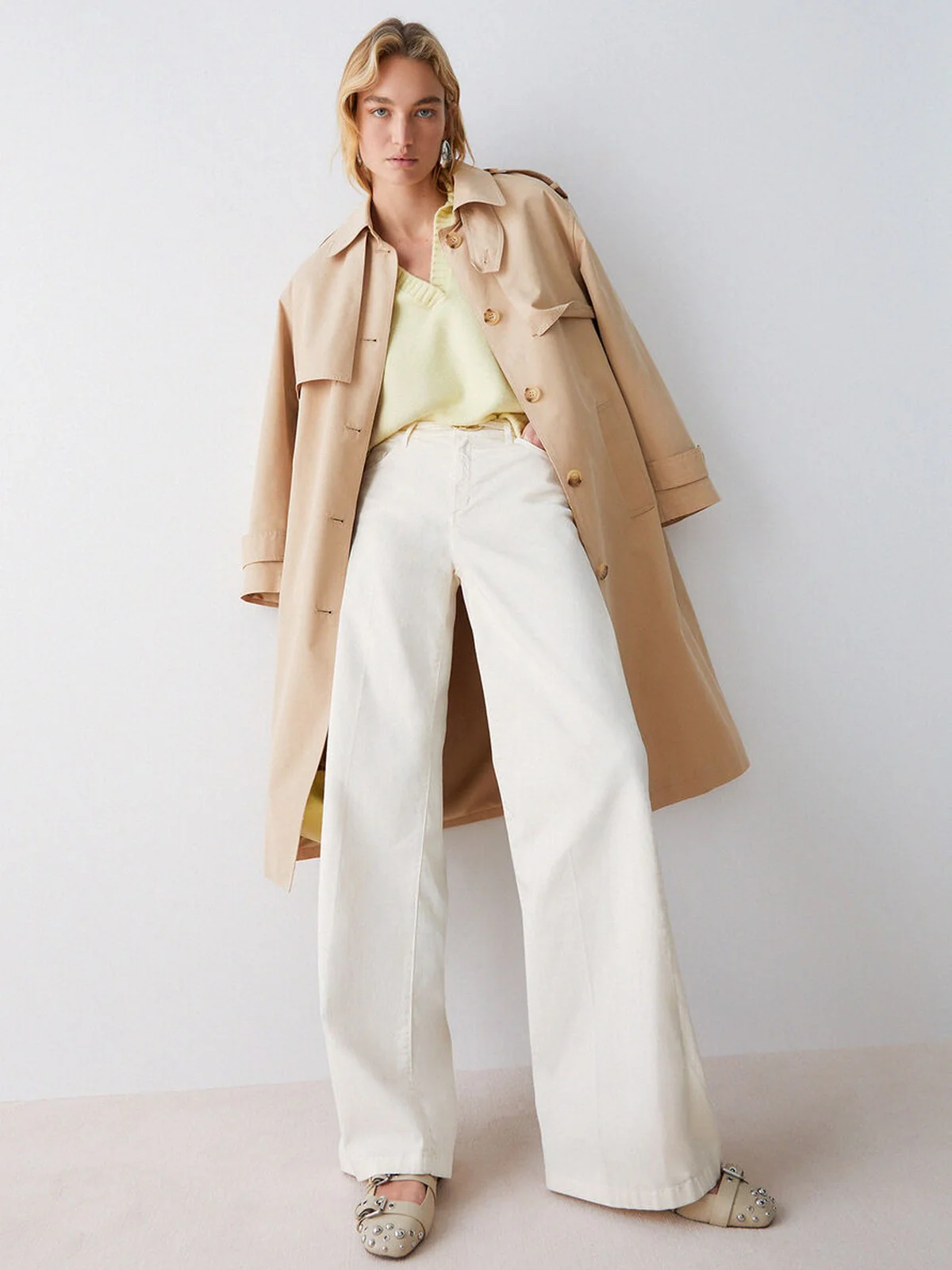 LIU JO WHITE Pantalone Donna  WA6274T9257 X0760 light panna - Image 5