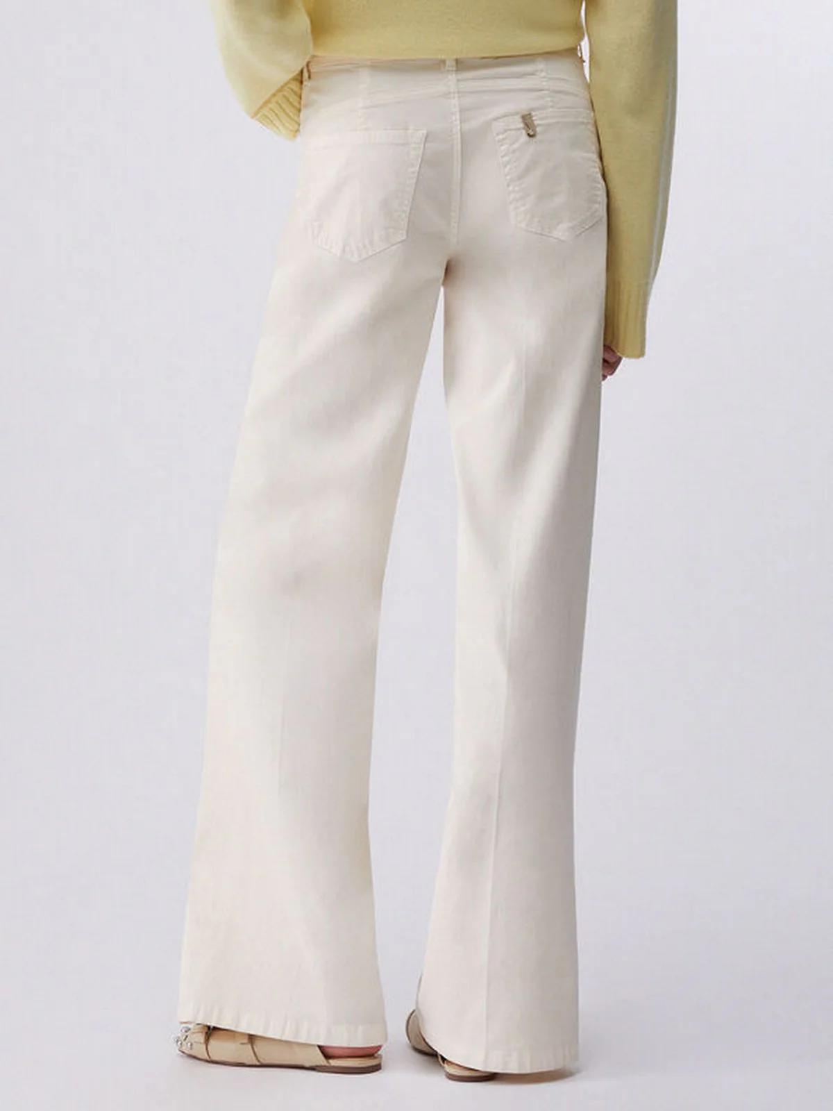 LIU JO WHITE Pantalone Donna  WA6274T9257 X0760 light panna - Image 6