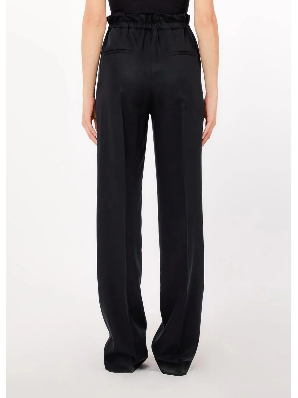 LIU JO WHITE Pantalone Donna WA6299T414A 22222 Nero - Image 2
