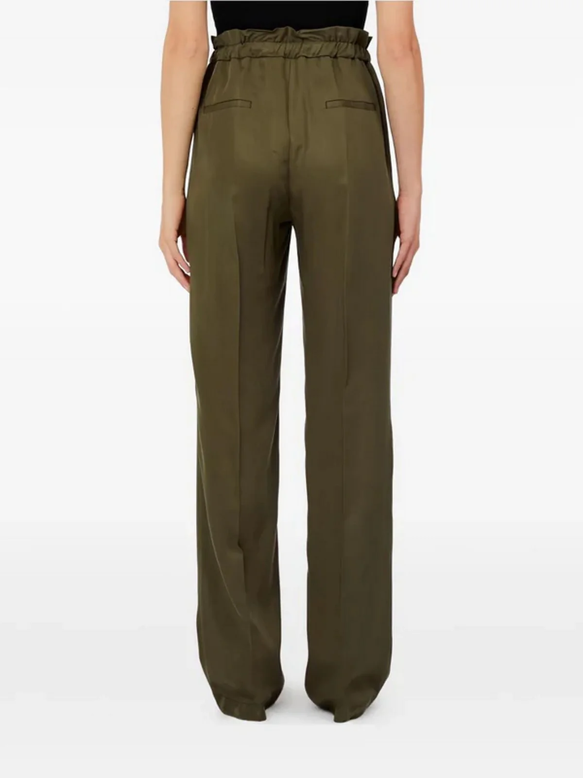 LIU JO WHITE Pantalone Donna WA6299T414A X0766 Light olive - Image 2