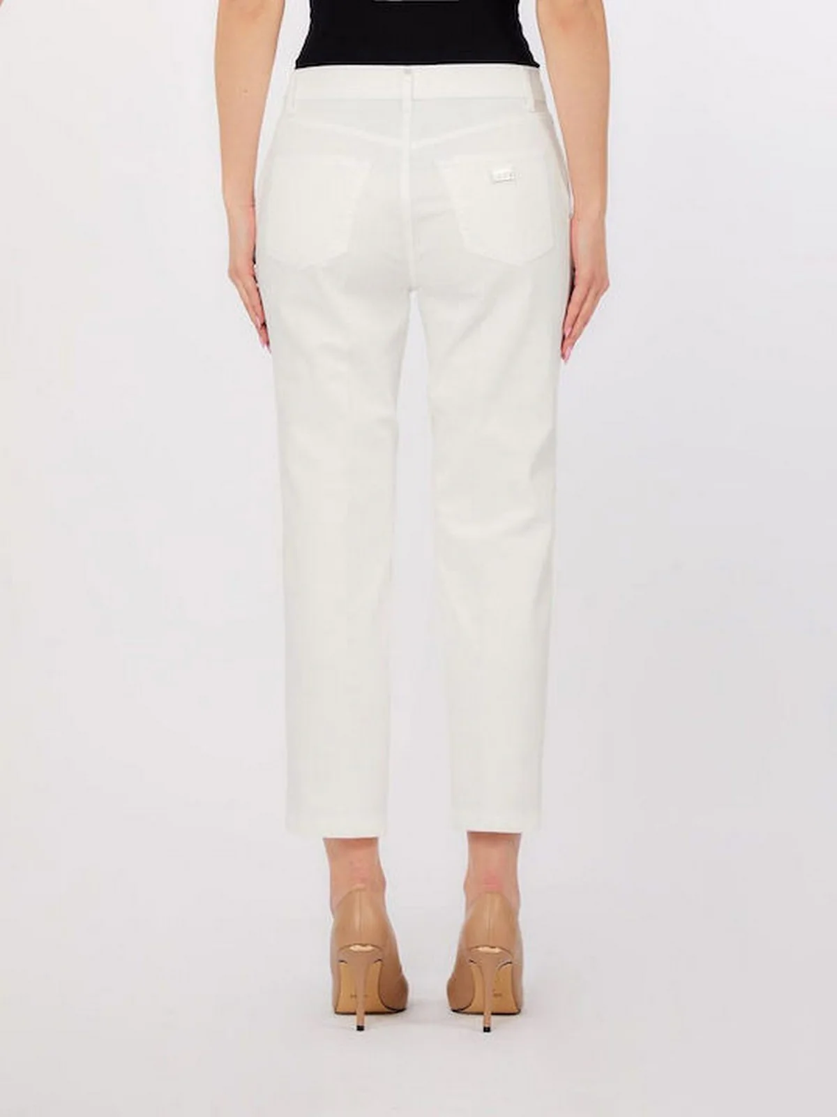 LIU JO WHITE Pantalone Donna  WA6510T7144 11111 BIANCO OTTICO - Image 2