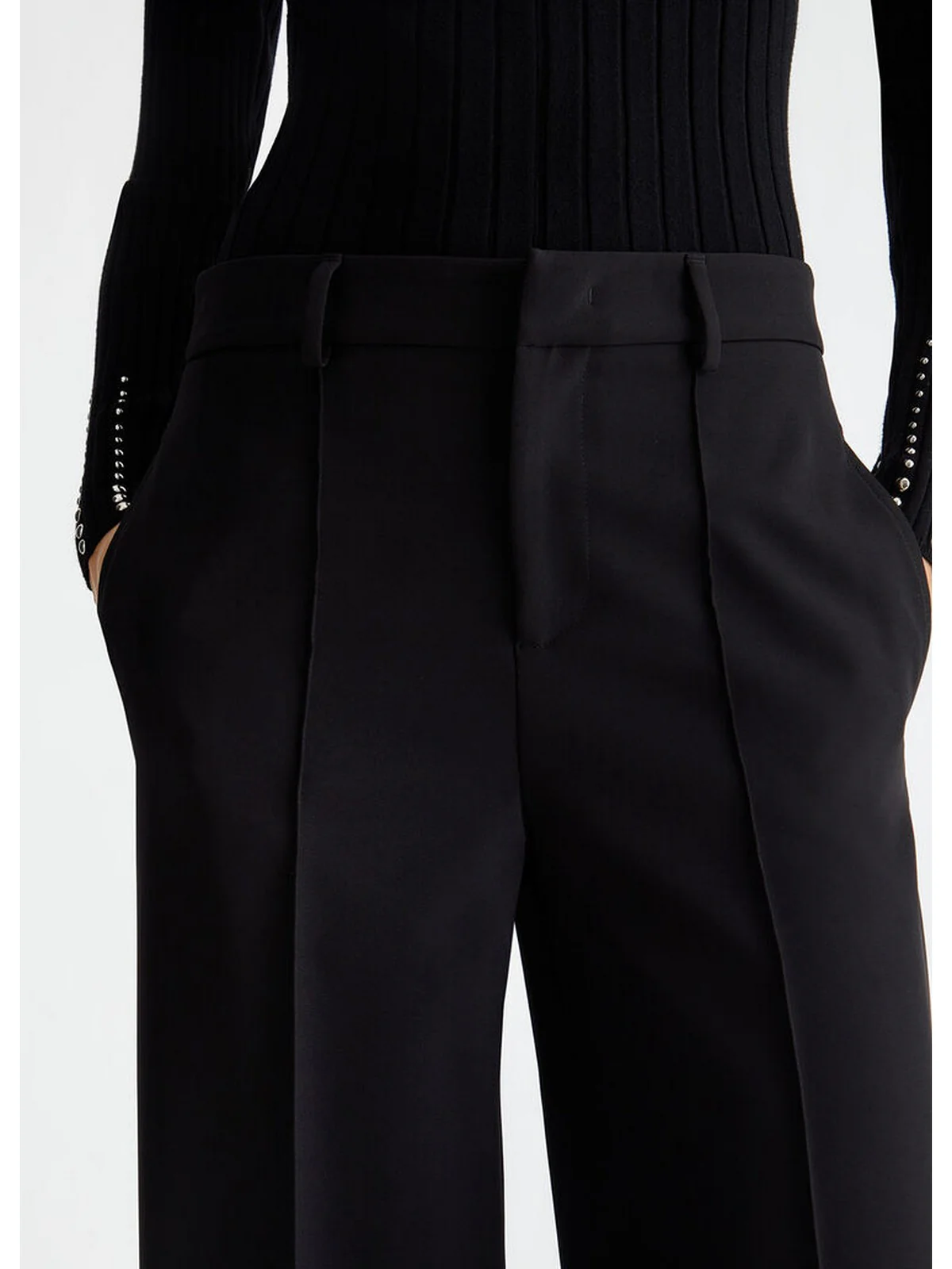 LIU JO WHITE Pantalone Donna  WF4278TS896 22222 Nero - Image 2
