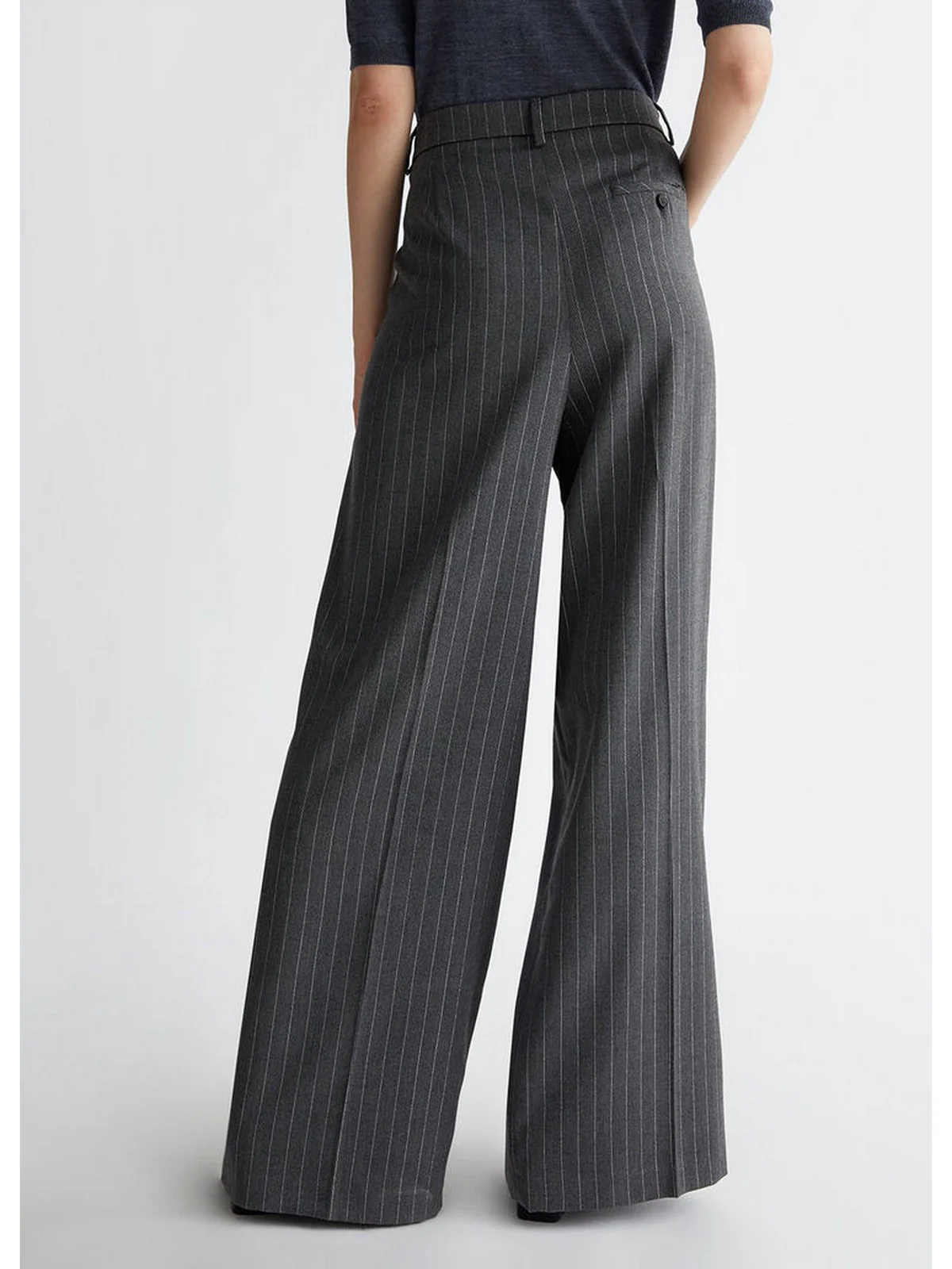 LIU JO WHITE Pantalone Donna  WF4304T0788 N9876 Nero - Image 5