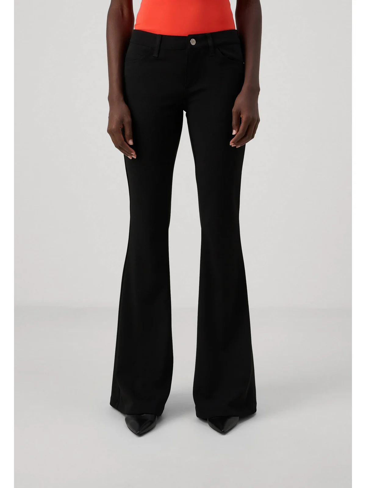 LIU JO WHITE Pantalone Donna  WF4315T1756 22222 Nero - Image 2