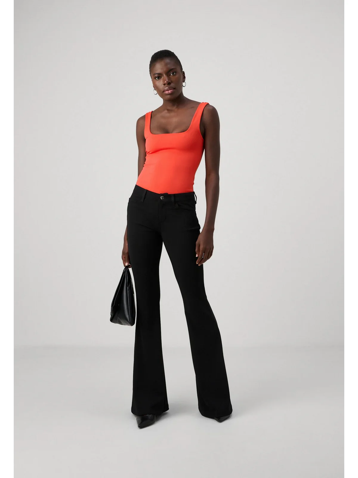 LIU JO WHITE Pantalone Donna  WF4315T1756 22222 Nero - Image 3