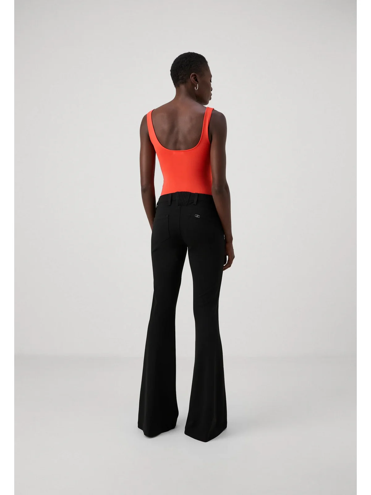 LIU JO WHITE Pantalone Donna  WF4315T1756 22222 Nero - Image 4