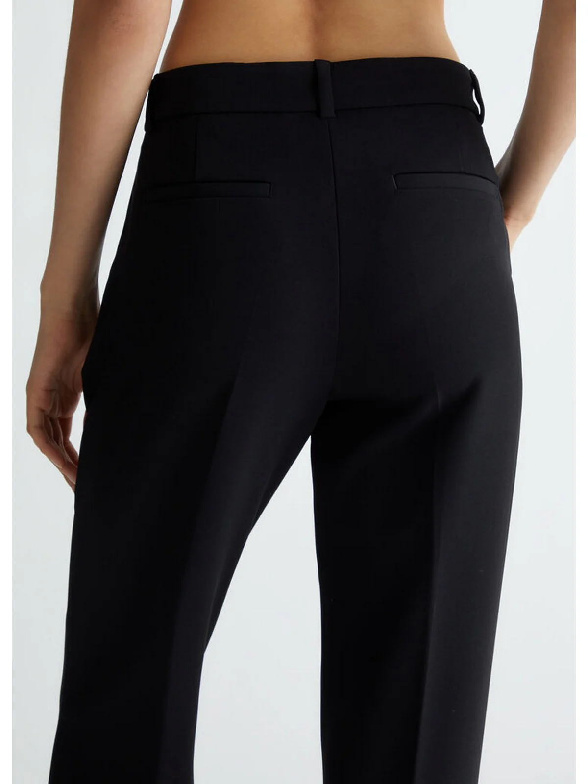 LIU JO WHITE Pantalone Donna  WF4428T0486 22222 Nero - Image 3