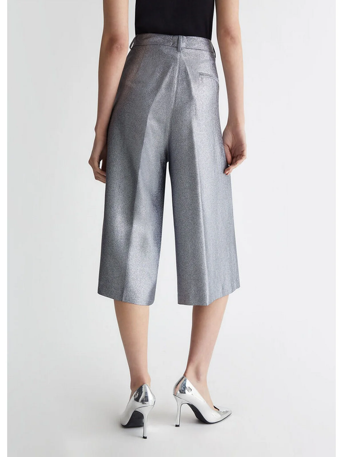 LIU JO WHITE Pantalone Donna  WF4472T1021 04013 Grigio - Image 6