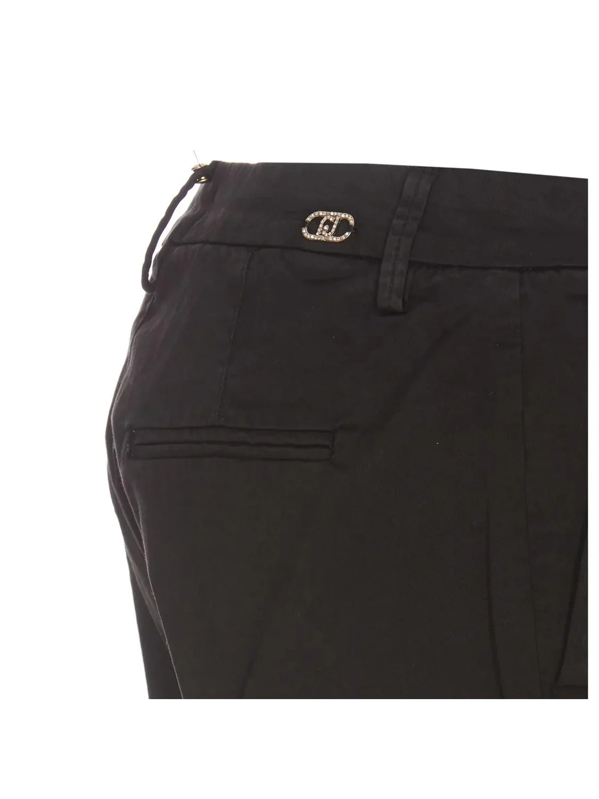 LIU JO WHITE Pantalone Donna  WF4560T8191 22222 Nero - Image 4