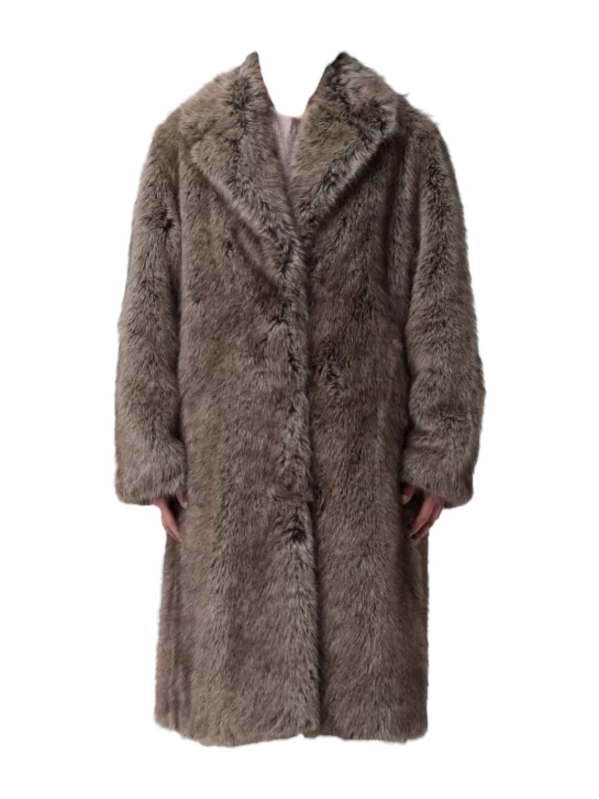 LIU JO WHITE Pelliccia Donna MF5459E1024 M9873 Brown wolf
