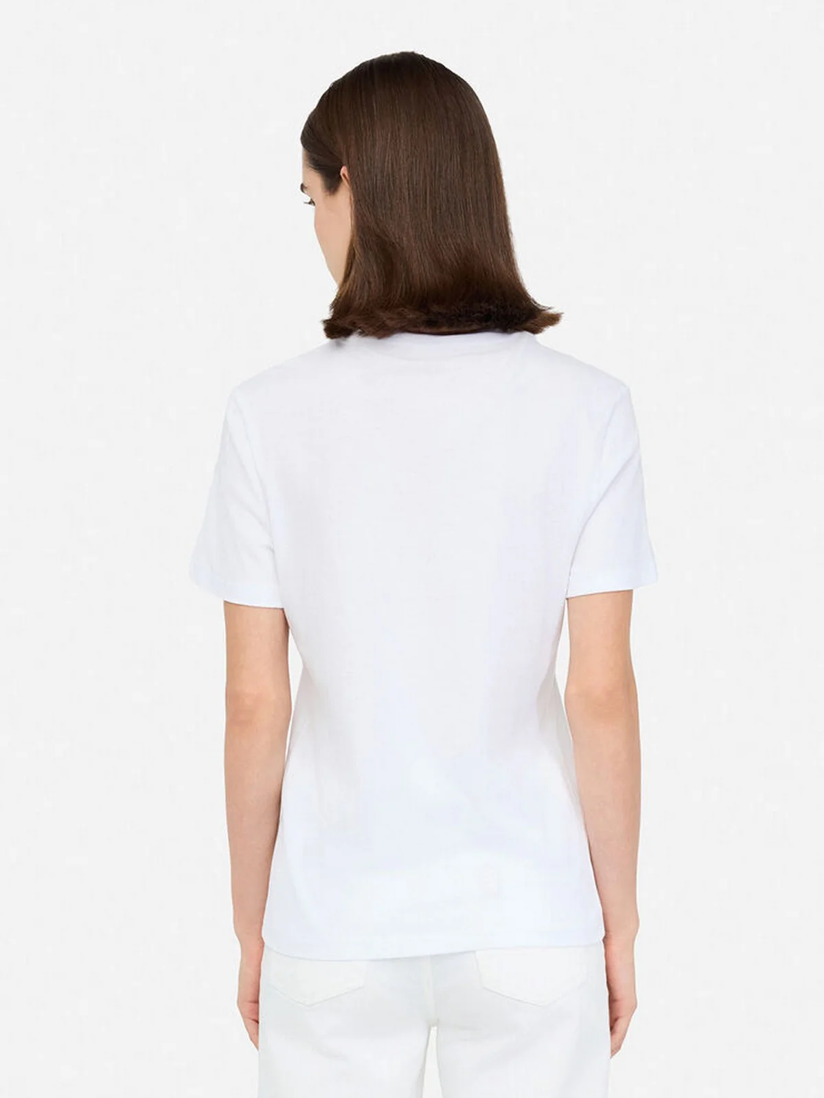 LIU JO WHITE T-shirt Donna  MF5410JS923 P9154 Bianco/lucky LiuJo - Image 4