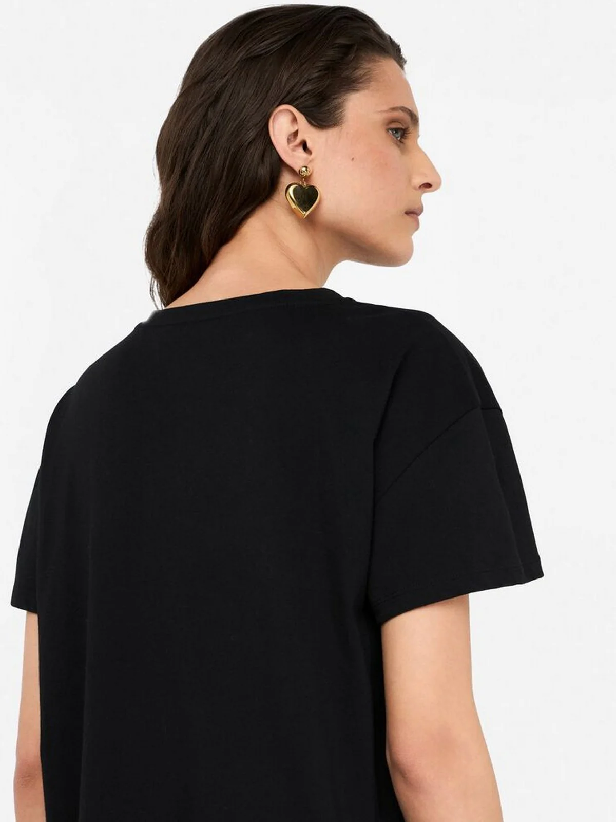 LIU JO WHITE T-shirt Donna  MF5412JS923 P9142 Nero/penguin fashion - Image 3