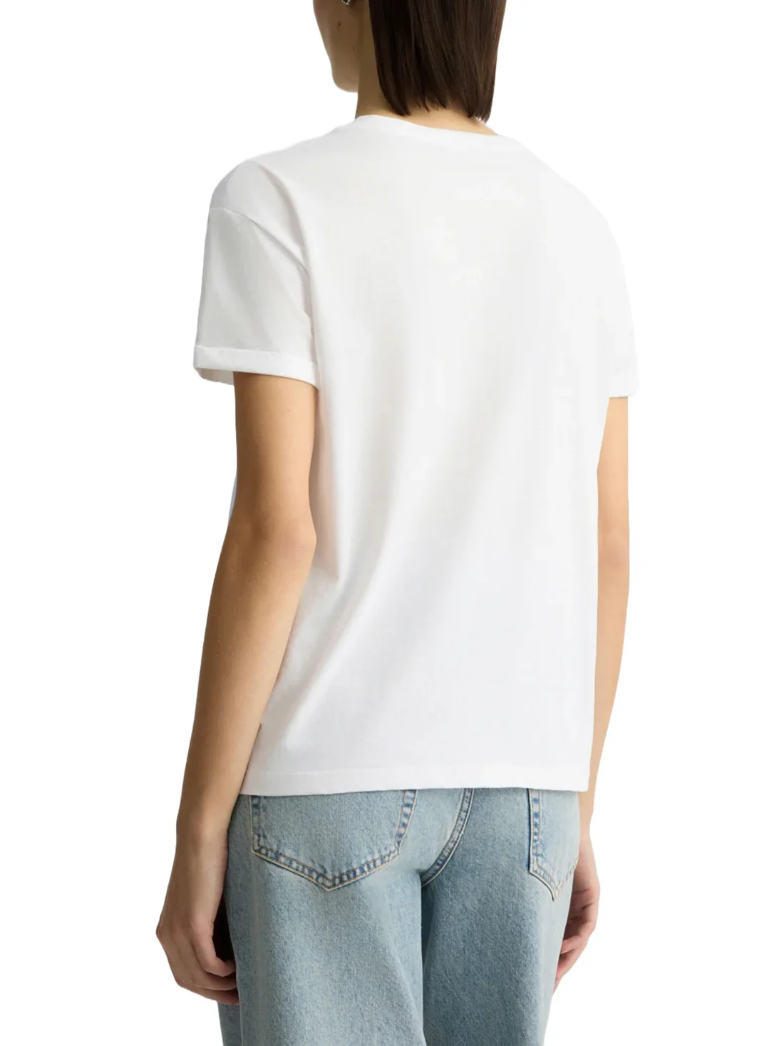 LIU JO WHITE T-shirt Donna  WA5007JS923 M9513 Bianco - Image 3